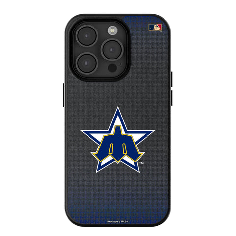 Seattle Mariners 1981-1986 - Cooperstown Collection Linen MagSafe Compatible Phone Case for Apple iPhone