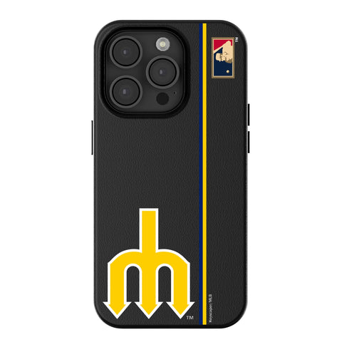 Seattle Mariners 1977-1980 - Cooperstown Collection Sidebar MagSafe Compatible Phone Case for Apple iPhone