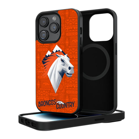 Denver Broncos 2024 Illustrated Limited Edition Magnetic Phone Case