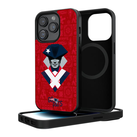 New England Patriots 2024 Illustrated Limited Edition Magnetic Phone Case