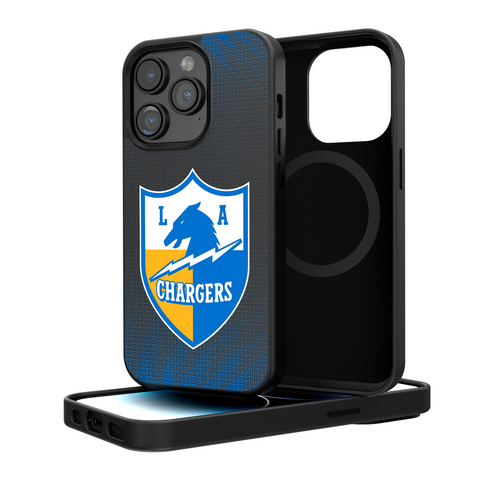 Los Angeles Chargers Historic Collection Linen Magnetic Phone Case-0