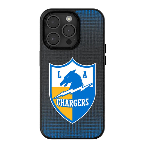 Los Angeles Chargers Historic Collection Linen MagSafe Compatible Phone Case for Apple iPhone