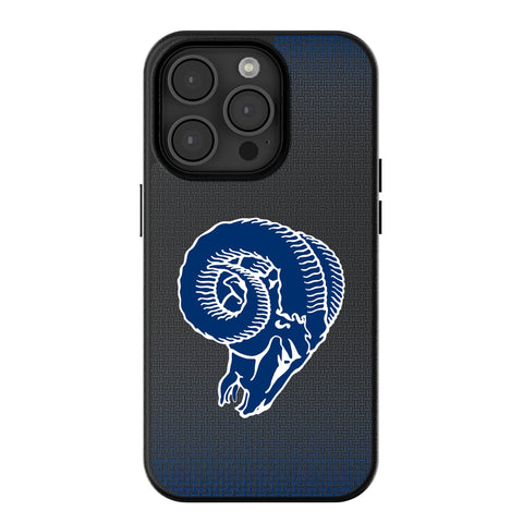 Los Angeles Rams Historic Collection Linen MagSafe Compatible Phone Case for Apple iPhone