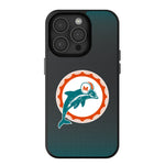 Miami Dolphins 1966-1973 Historic Collection Linen MagSafe Compatible Phone Case for Apple iPhone