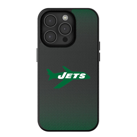 New York Jets 1963 Historic Collection Linen MagSafe Compatible Phone Case for Apple iPhone