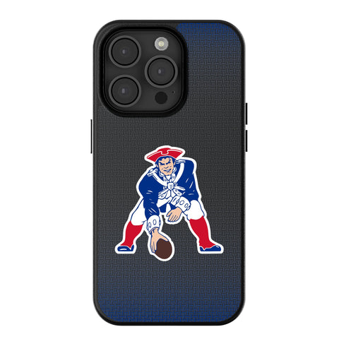 New England Patriots Historic Collection Linen MagSafe Compatible Phone Case for Apple iPhone