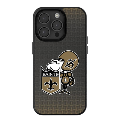 New Orleans Saints Historic Collection Linen MagSafe Compatible Phone Case for Apple iPhone