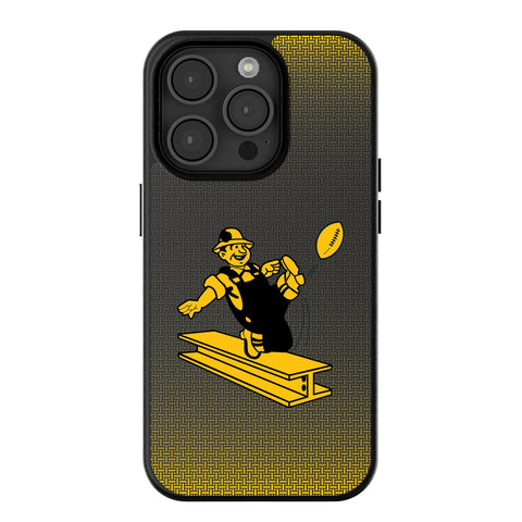 Pittsburgh Steelers 1961 Historic Collection Linen MagSafe Compatible Phone Case for Apple iPhone