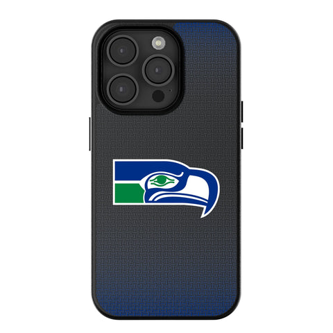 Seattle Seahawks Historic Collection Linen MagSafe Compatible Phone Case for Apple iPhone