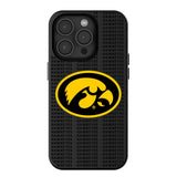 University of Iowa Hawkeyes Text Backdrop MagSafe Compatible Phone Case for Apple iPhone