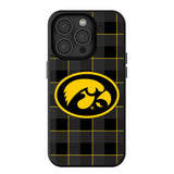 University of Iowa Hawkeyes Plaid MagSafe Compatible Phone Case for Apple iPhone