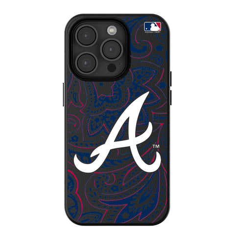 Atlanta Braves Paisley MagSafe Compatible Phone Case for Apple iPhone