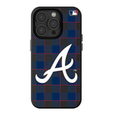 Atlanta Braves Plaid MagSafe Compatible Phone Case for Apple iPhone