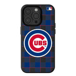 Chicago Cubs Plaid Magnetic Phone Case-0