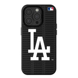 LA Dodgers Text Backdrop MagSafe Compatible Phone Case for Apple iPhone