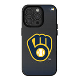 Milwaukee Brewers Linen MagSafe Compatible Phone Case for Apple iPhone