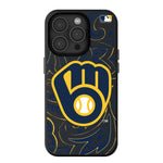 Milwaukee Brewers Paisley MagSafe Compatible Phone Case for Apple iPhone