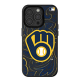 Milwaukee Brewers Paisley MagSafe Compatible Phone Case for Apple iPhone
