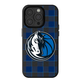 Dallas Mavericks Plaid Magnetic Phone Case-0