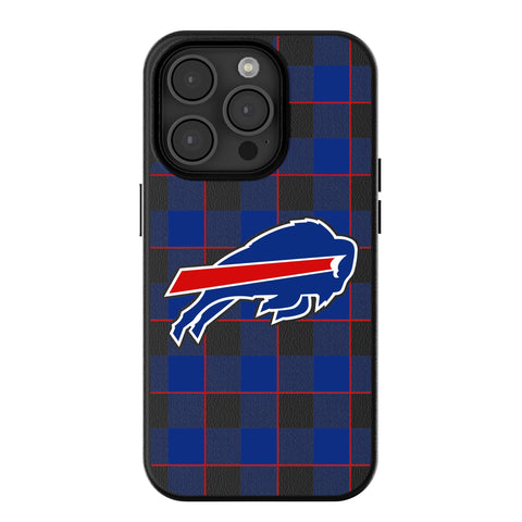Buffalo Bills Plaid MagSafe Compatible Phone Case for Apple iPhone