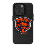 Chicago Bears Text Backdrop MagSafe Compatible Phone Case for Apple iPhone