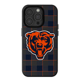 Chicago Bears Plaid MagSafe Compatible Phone Case for Apple iPhone