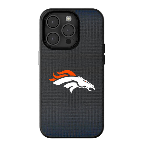 Denver Broncos Linen MagSafe Compatible Phone Case for Apple iPhone