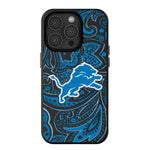 Detroit Lions Paisley MagSafe Compatible Phone Case for Apple iPhone