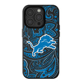 Detroit Lions Paisley MagSafe Compatible Phone Case for Apple iPhone
