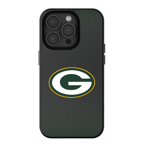 Green Bay Packers Linen MagSafe Compatible Phone Case for Apple iPhone