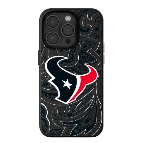 Houston Texans Paisley MagSafe Compatible Phone Case for Apple iPhone