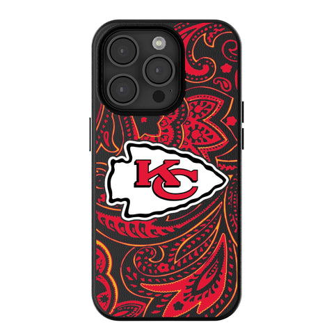 Kansas City Chiefs Paisley MagSafe Compatible Phone Case for Apple iPhone