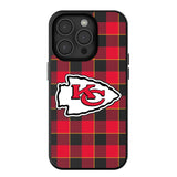 Kansas City Chiefs Plaid Magnetic Phone Case-0