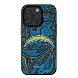 Los Angeles Chargers Paisley MagSafe Compatible Phone Case for Apple iPhone