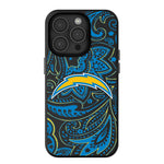 Los Angeles Chargers Paisley Magnetic Phone Case-0