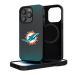 Miami Dolphins Linen Magnetic Phone Case-0