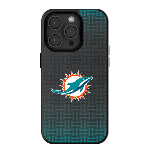 Miami Dolphins Linen MagSafe Compatible Phone Case for Apple iPhone