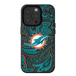 Miami Dolphins Paisley Magnetic Phone Case-0