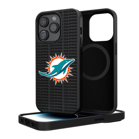 Miami Dolphins Blackletter Magnetic Case-0