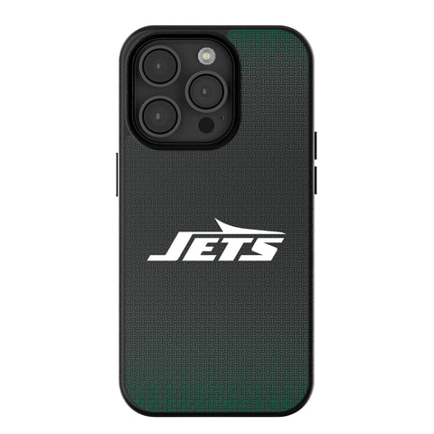 New York Jets Linen MagSafe Compatible Phone Case for Apple iPhone