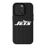 New York Jets Text Backdrop MagSafe Compatible Phone Case for Apple iPhone