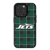 New York Jets Plaid MagSafe Compatible Phone Case for Apple iPhone