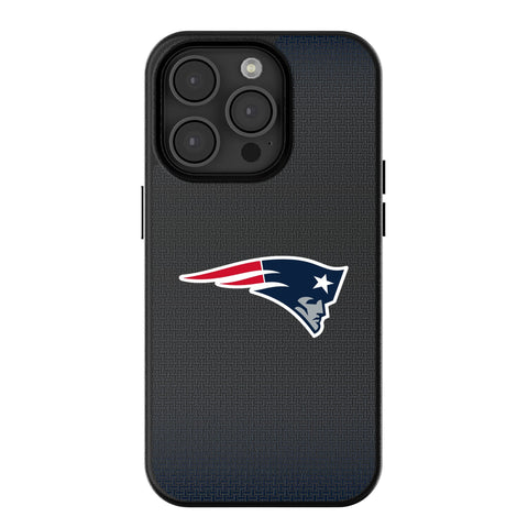 New England Patriots Linen MagSafe Compatible Phone Case for Apple iPhone