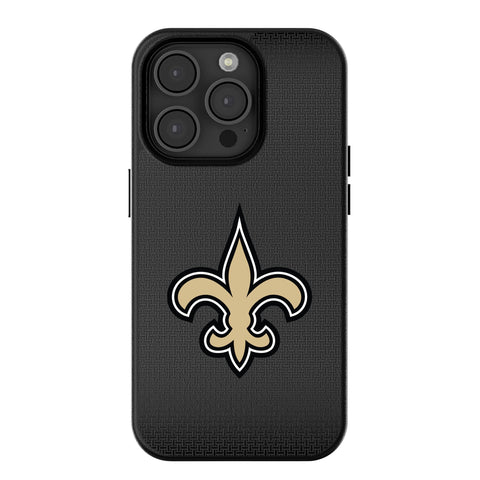 New Orleans Saints Linen MagSafe Compatible Phone Case for Apple iPhone
