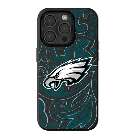 Philadelphia Eagles Paisley MagSafe Compatible Phone Case for Apple iPhone