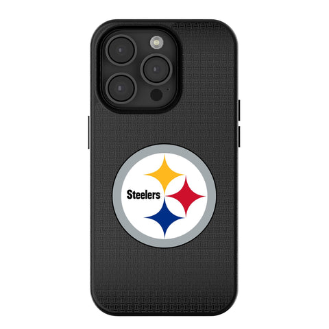 Pittsburgh Steelers Linen MagSafe Compatible Phone Case for Apple iPhone