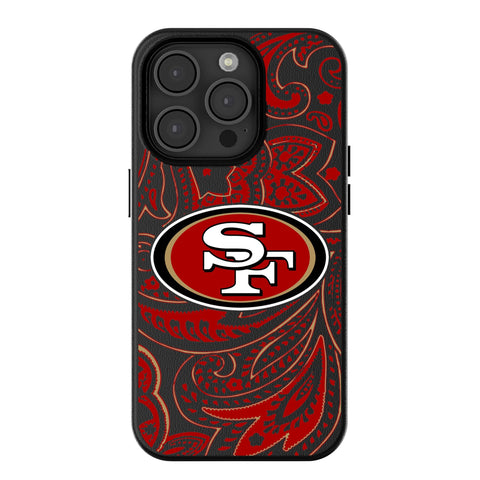 San Francisco 49ers Paisley MagSafe Compatible Phone Case for Apple iPhone