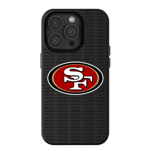 San Francisco 49ers Text Backdrop MagSafe Compatible Phone Case for Apple iPhone