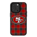 San Francisco 49ers Plaid MagSafe Compatible Phone Case for Apple iPhone
