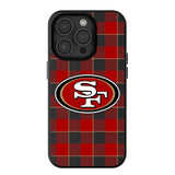 San Francisco 49ers Plaid MagSafe Compatible Phone Case for Apple iPhone